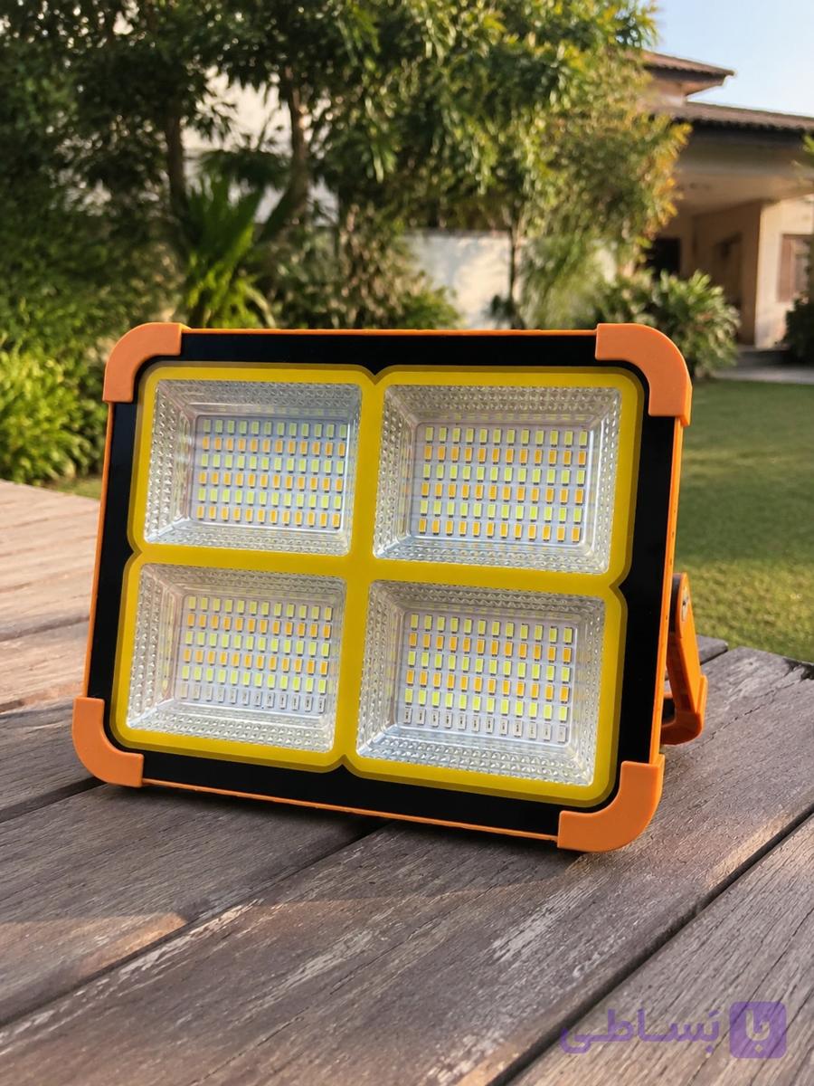 چراغ خورشیدی سولار Solar LED Light اورجینال | 4 باتری 288 لامپ ضدآب — تصویر 1