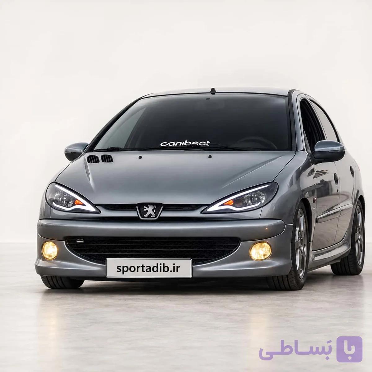 چراغ جلو 206 طرح شارک