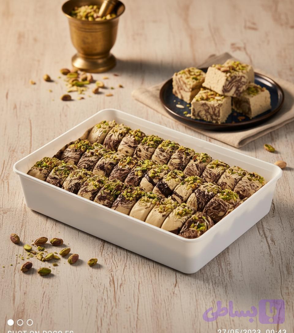 حلوا شکری رولتی ممتاز 3.5 کیلو گرمی اردکان 10 تایی — تصویر 1