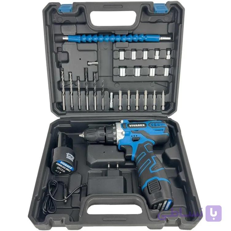 کیت ۲۸ پارچه دریل شارژی ویوارکس مدل VR12V-2A