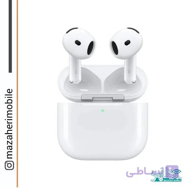 هندزفری بلوتوثی اپل مدل AirPods 4  فاقد قابلیت نویز کنسلینگ (اصلی)
