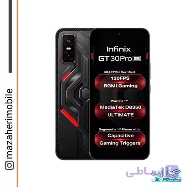 گوشی موبایل اینفینیکس مدل Infinix GT 30 Pro  5G دوسیمکارت رم12 حافظه 256 گیگابایت-جعبه کوچک(شارژر +قاب) — تصویر 1