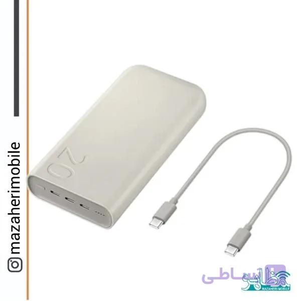 پاور بانک 45 وات سامسونگ مدل EB-P4520 ظرفیت 20000 میلی‌آمپر ساعت — تصویر 1