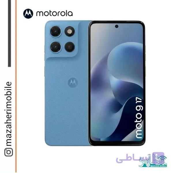 گوشی موبایل موتورولا مدل Moto G17 4G دوسیمکارت رم 8 حافظه 256 گیگابایت — تصویر 1