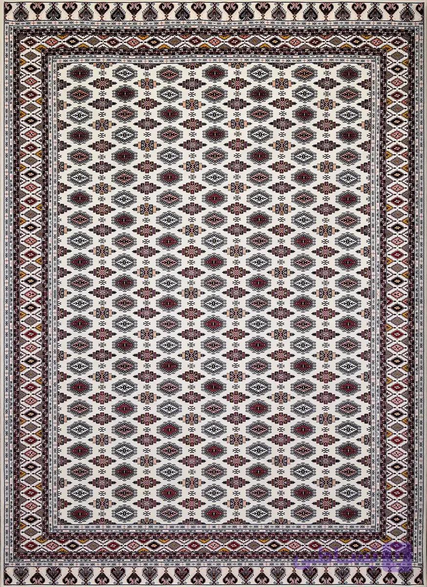 فرش ماشینی سنتی کیان مدل قشقایی لاکی ۱۲۰۰ شانه — تصویر 1