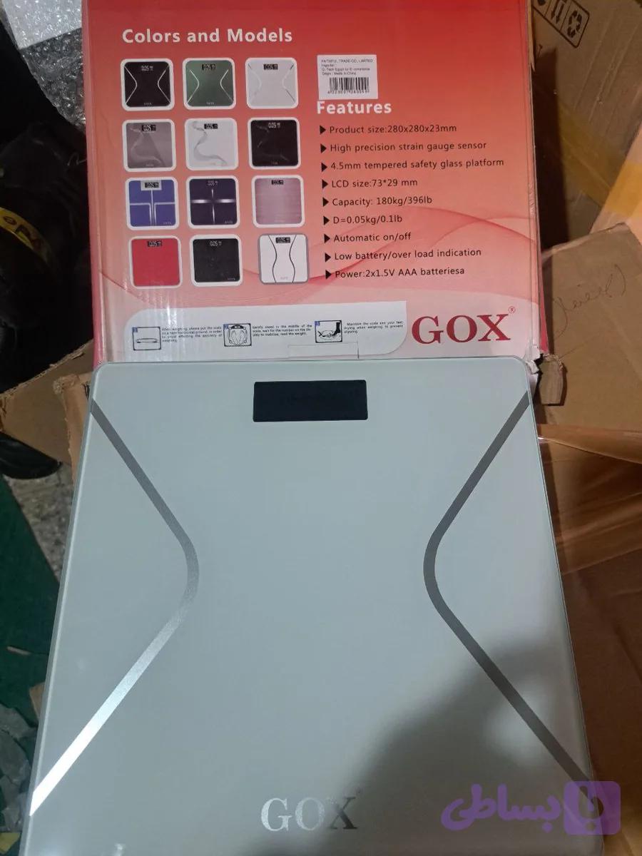 ترازوی دیجیتال GOX – تا وزن ۱۸۰ کیلو، دقیق و با کیفیت، در چهار رنگ