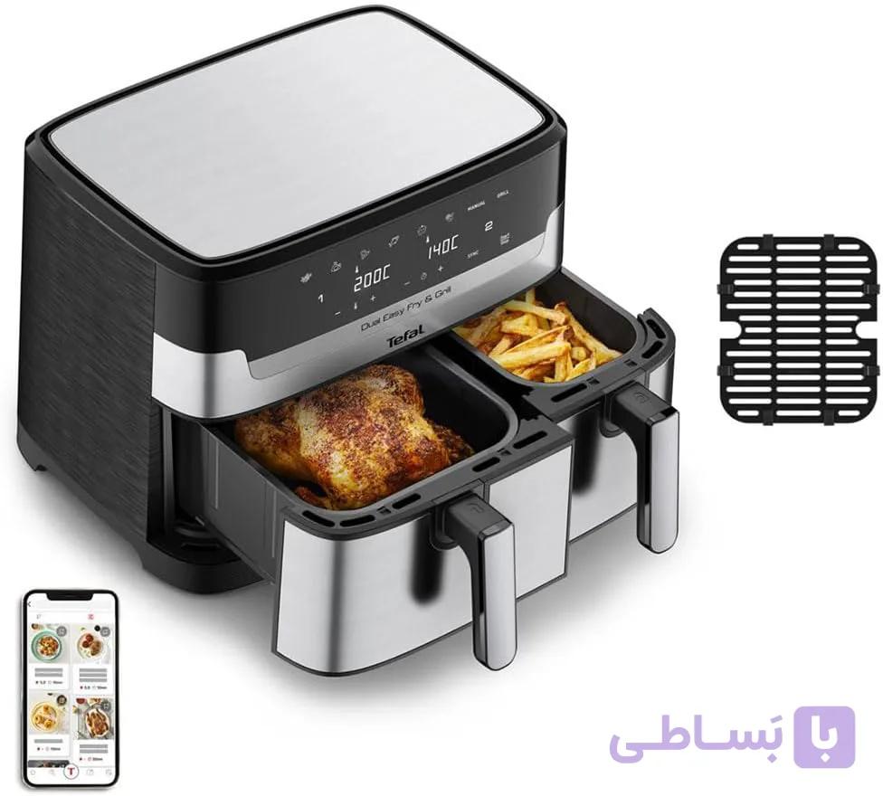 سرخ کن دوقلوی تفال ey905d01 — تصویر 1