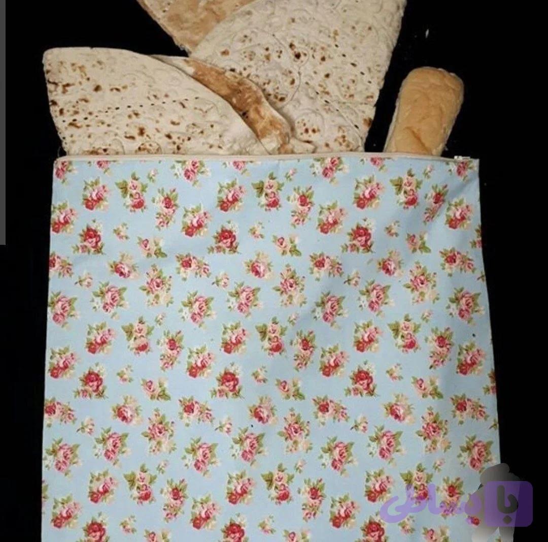 کیسه نان سفره ای زیپی بزرگ