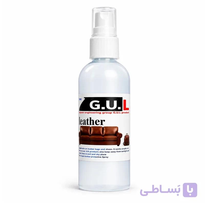 اسپری آب گریز کننده چرم و پارچه جی.یو.ال مدل SHIELD حجم 100 میلی لیتر - تعمیر چرم صندلی چرم داشبورد مبل چرم تعمیرات مبلمان ترمیم چرم خودرو داشبورد ماشین