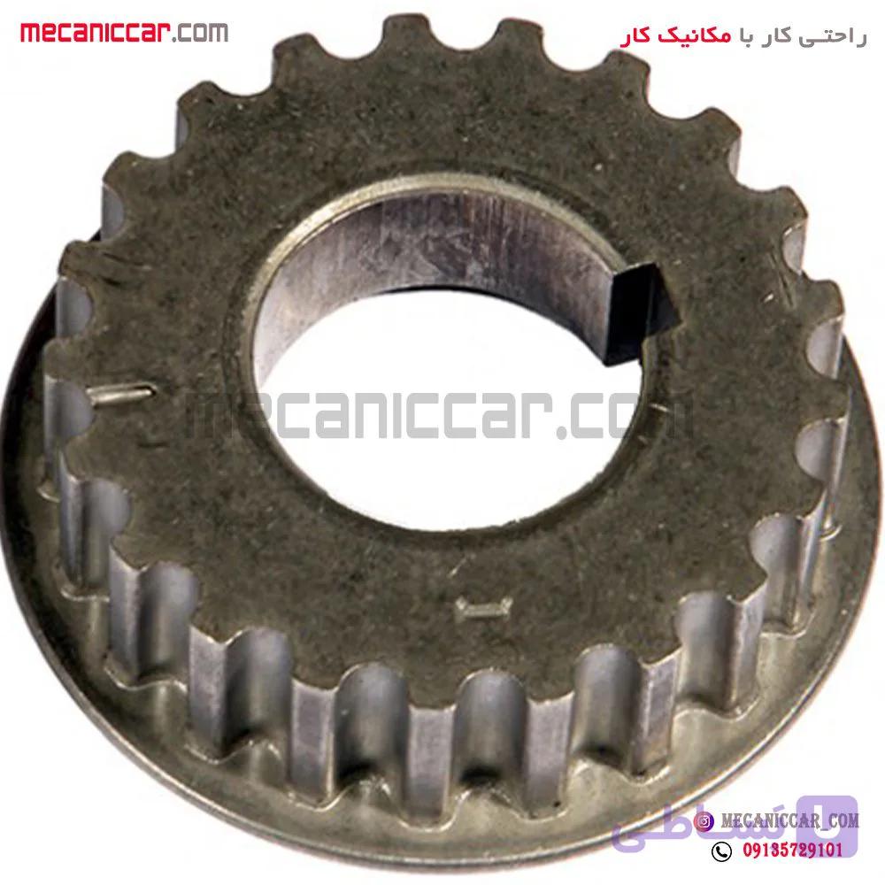 چرخ دنده تایمینگ سر میل لنگ 21 دندانه پژو 405 و پارس و سمند