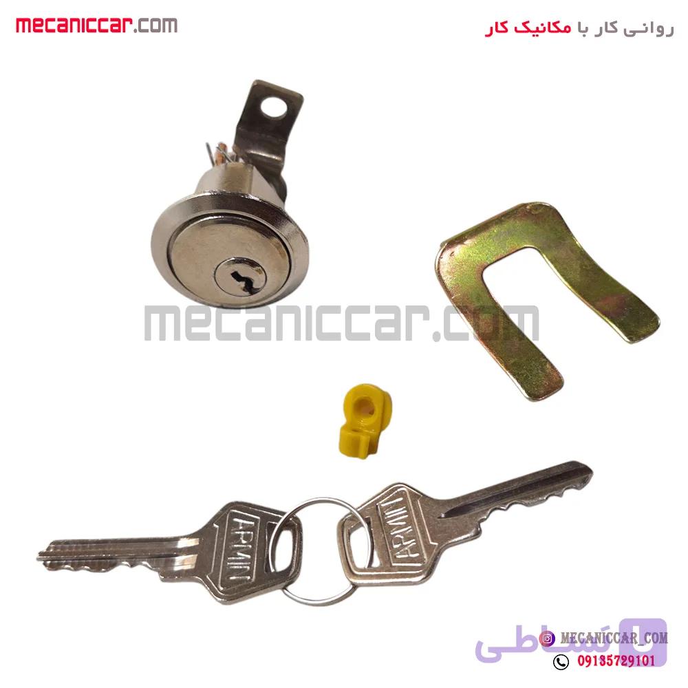 قفل سوئیچی درب صندوق عقب ضد سرقت پژو ۴۰۵ و پارس جدید ارمین — تصویر 1