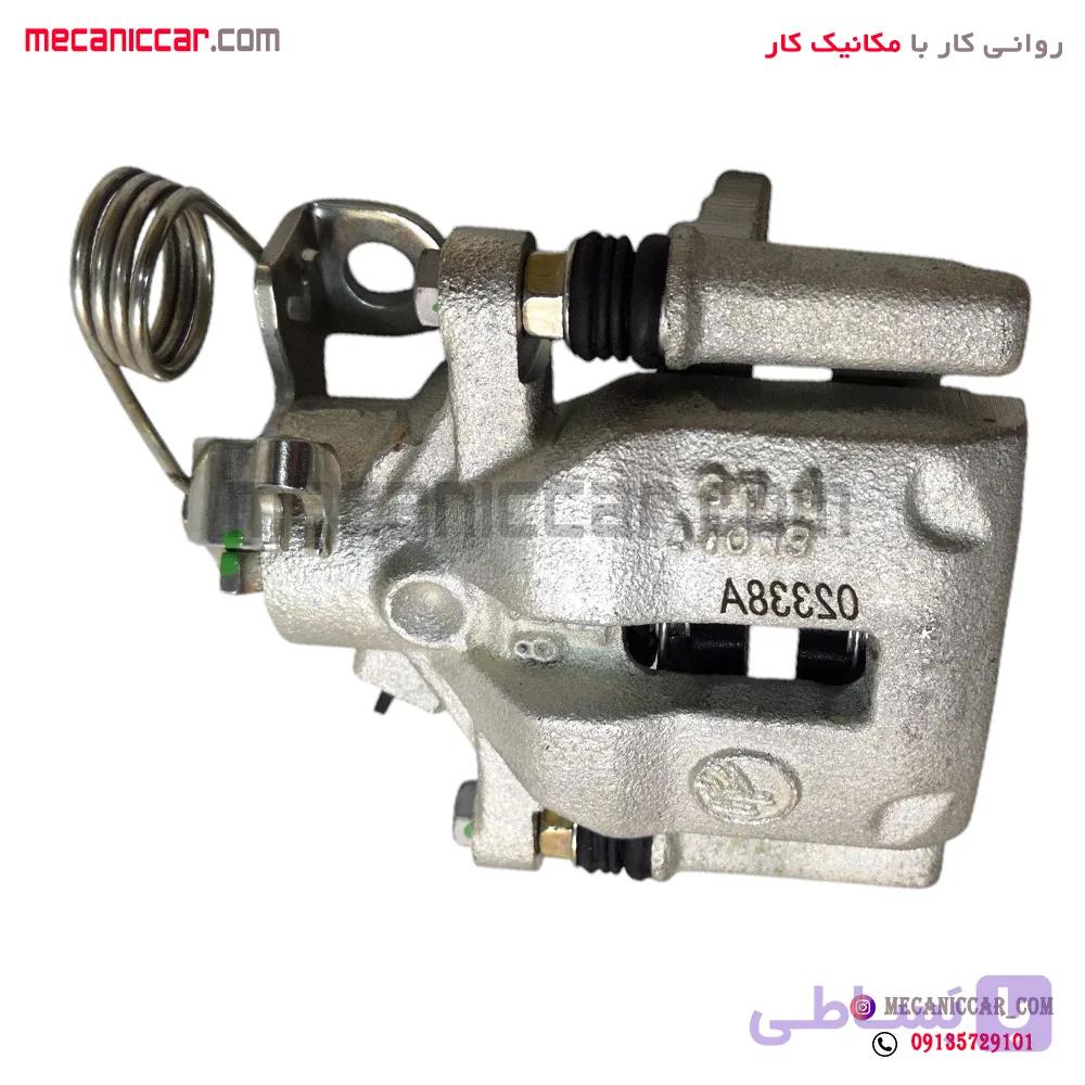 کالیپر (سیلندر) ترمز چرخ عقب چپ با لنت (قطر 38) سمند و پارس و دنا تکلان توس — تصویر 1