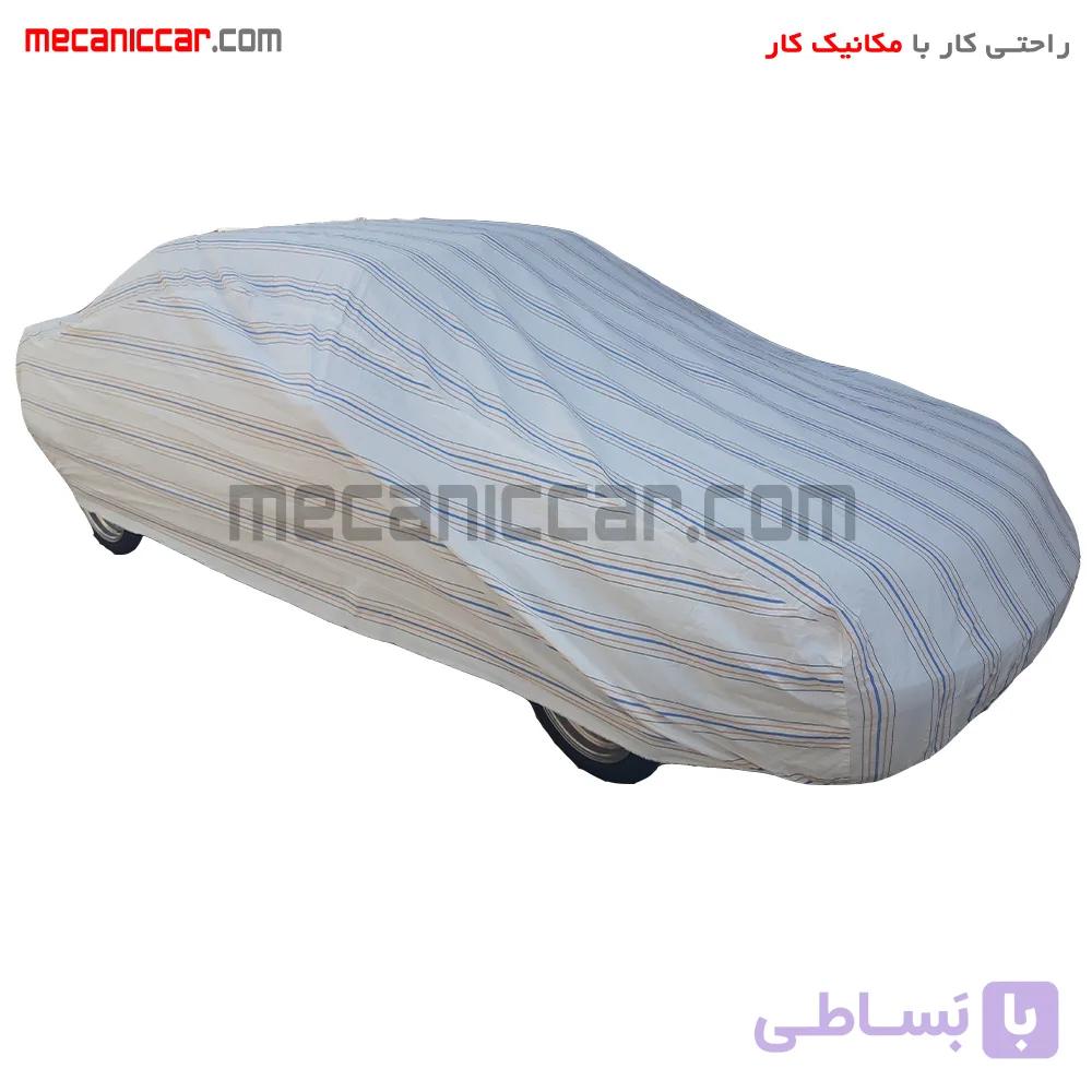 چادر خودرو پراید 111 و پژو 206 و تیبا هاچبک پارچه ای — تصویر 1