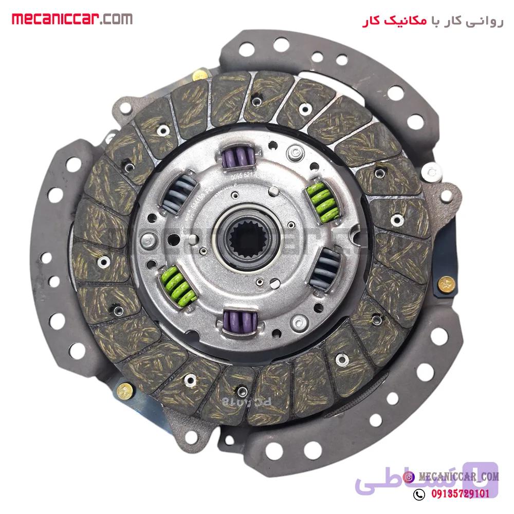 دیسک و صفحه کامل (کیت کلاچ) پژو ۴۰۵ و پارس و سمند ملی ef7 عظام پلاس — تصویر 1