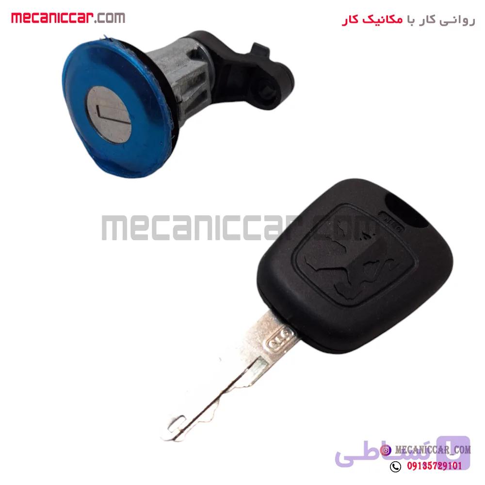 قفل سوئیچی ساچمه ای گرد درب صندوق پژو 405 و پارس جدید — تصویر 1