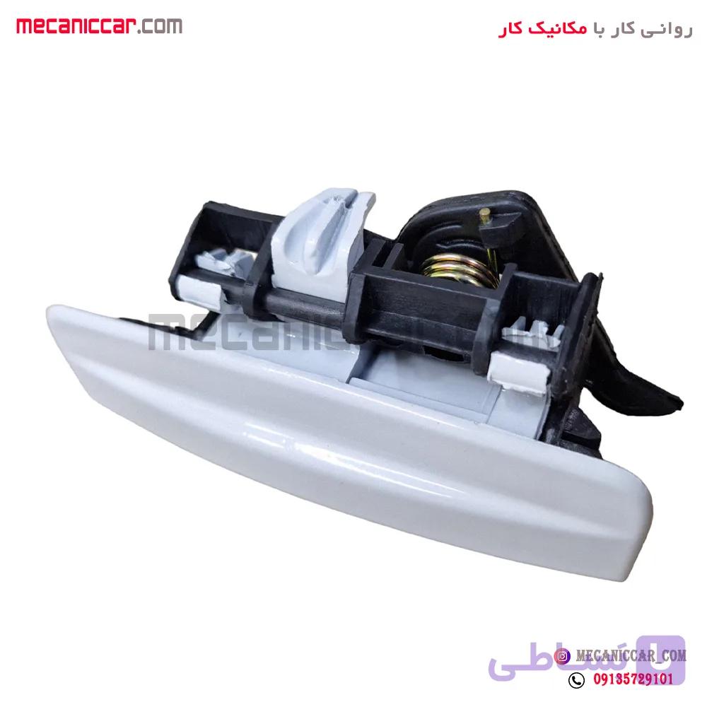 دستگیره درب بازکن بیرونی درب عقب چپ سفید سمند سورن — تصویر 1