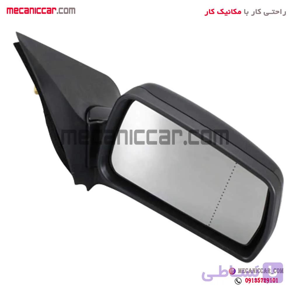 اینه کامل دستی قدیم قاب یک تیکه راست سمند کاوج — تصویر 1