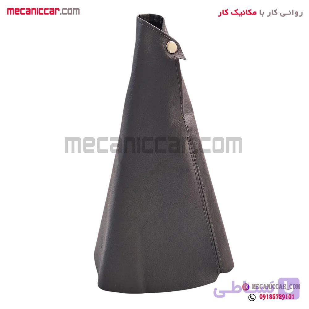گردگیر (چرم) دور دسته دنده مشکی ال نود (L90) — تصویر 1