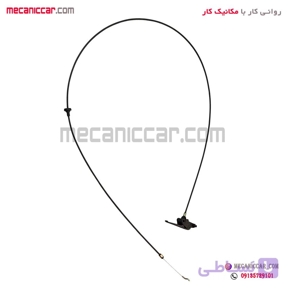 سیم (کابل) رها کننده درب موتور (کاپوت) پژو ۴۰۵ و پارس — تصویر 1
