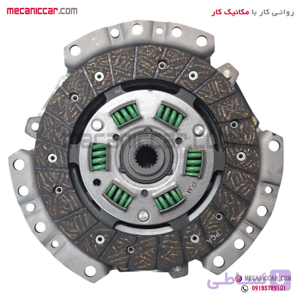 دیسک و صفحه کامل (کیت کلاچ) 6 فنره پراید plus عظام پایاکلاچ — تصویر 1