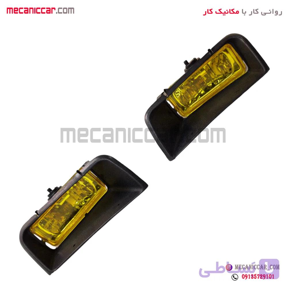 چراغ مه شکن (پرژکتور) جلو پژو 405 زرد هلا — تصویر 1