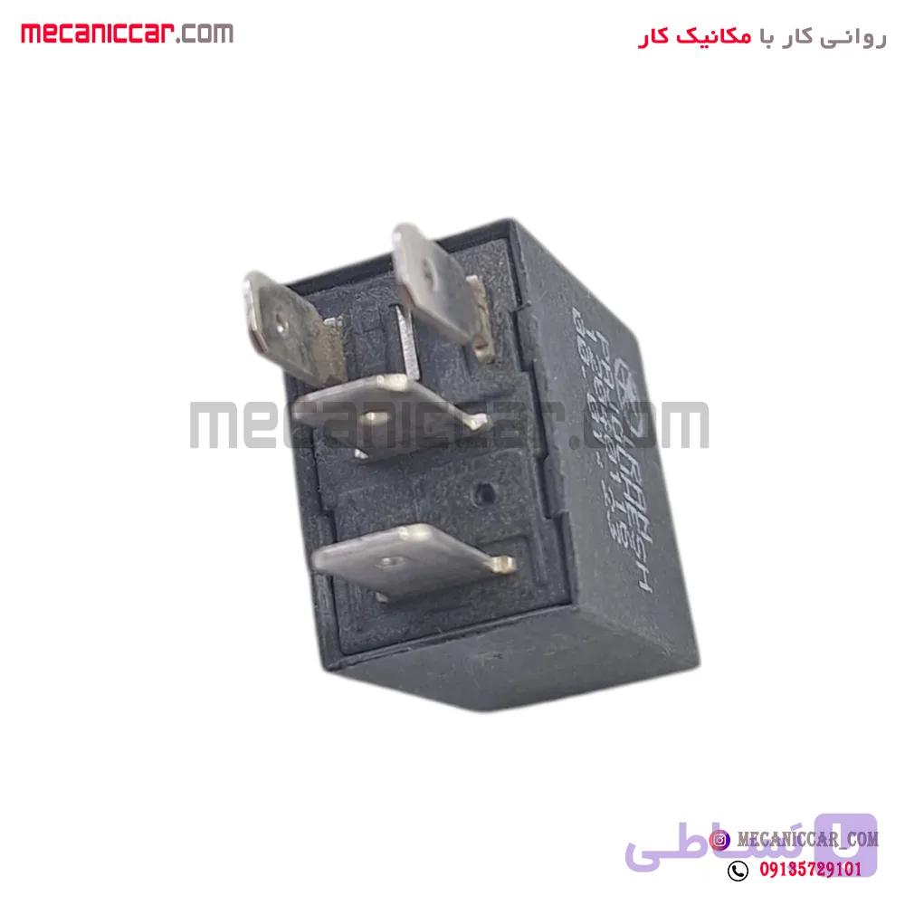 میکرو رله 4 فیش مشکی 35 امپر رانا و سمند و پژو 206 دناکو — تصویر 1