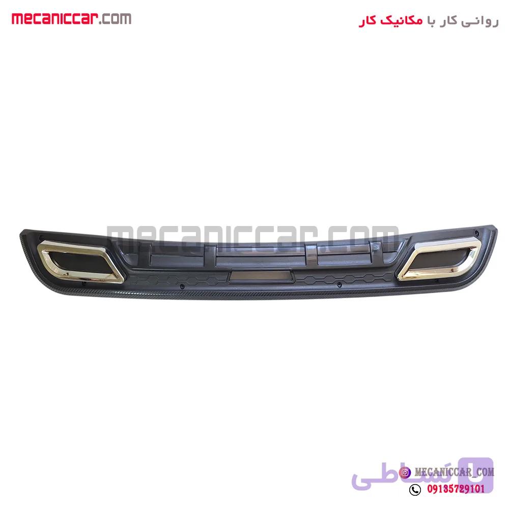 دیفیوزر سپر عقب دنا جدید طرح بنز کربنی دو لول — تصویر 1