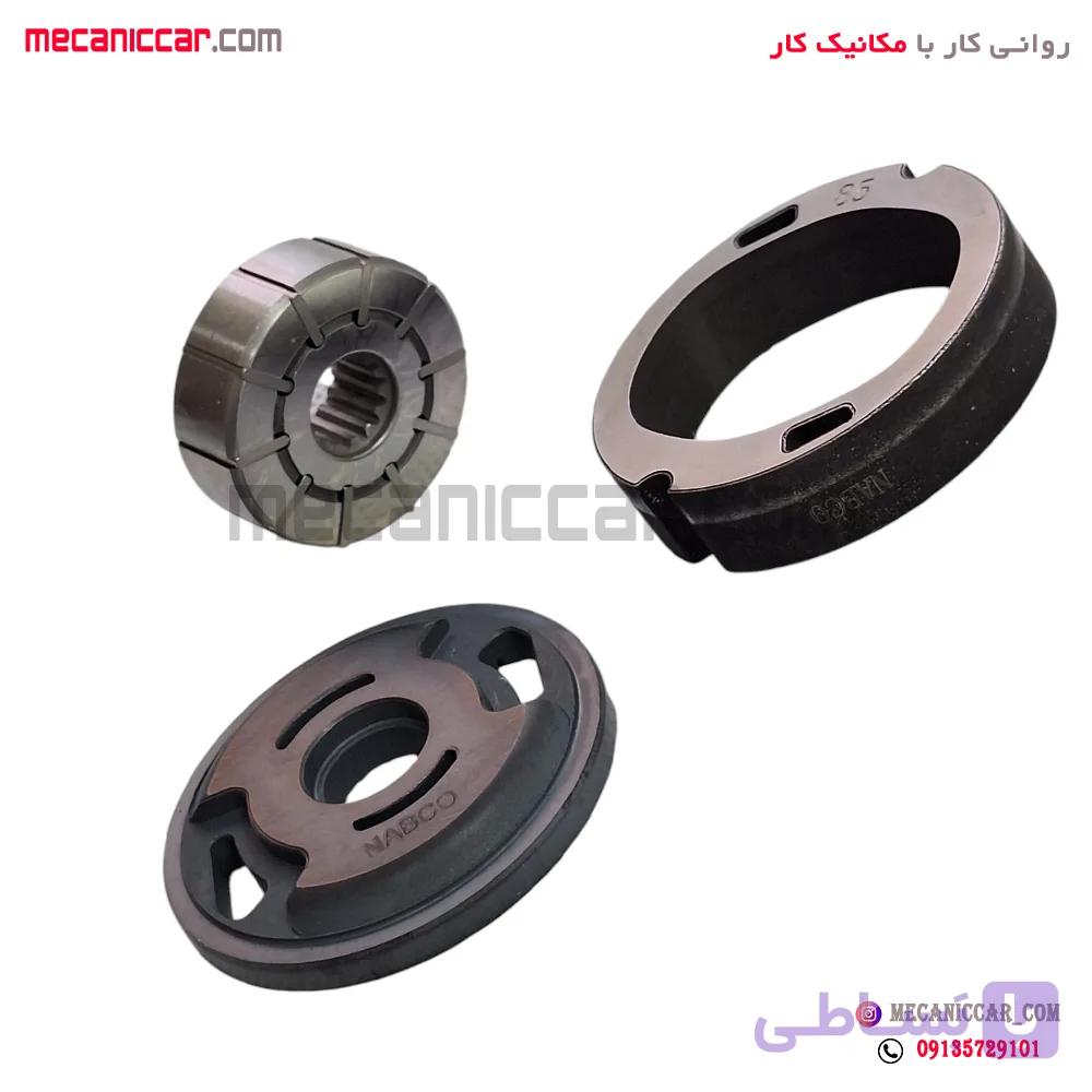 اسیابک پمپ هیدرولیک کامل (ماه و ستاره) پژو 206 نابکو — تصویر 1