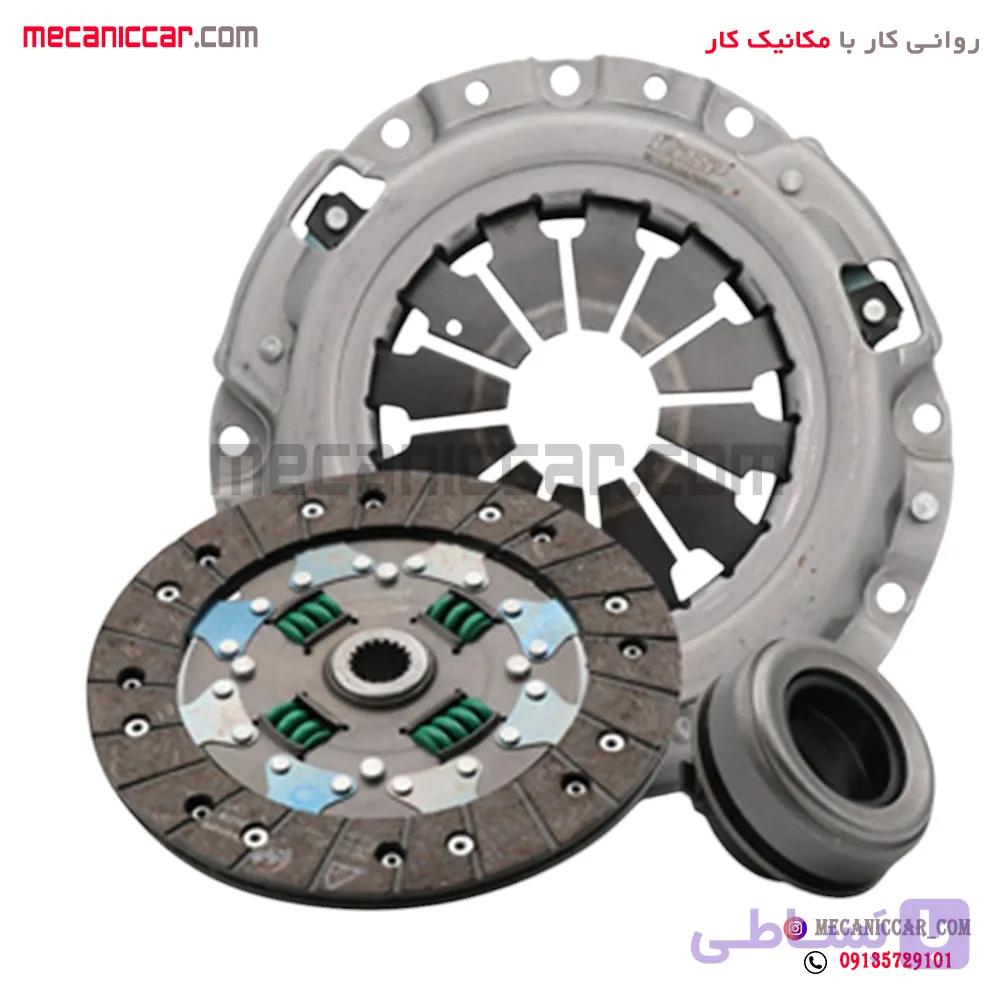 دیسک و صفحه کامل (کیت کلاچ) 405 tu5 و رانا (با بلبرینگ شاخکدار)