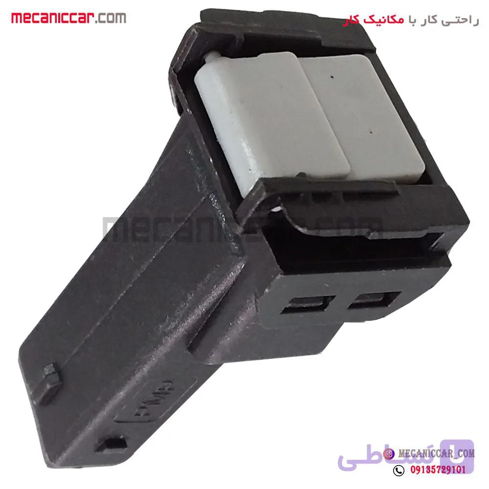 میکروسوئیچ سیم دار قفل درب موتور ( کلید لای درب کاپوت) پژو 405 و پارس پیشرفت — تصویر 1