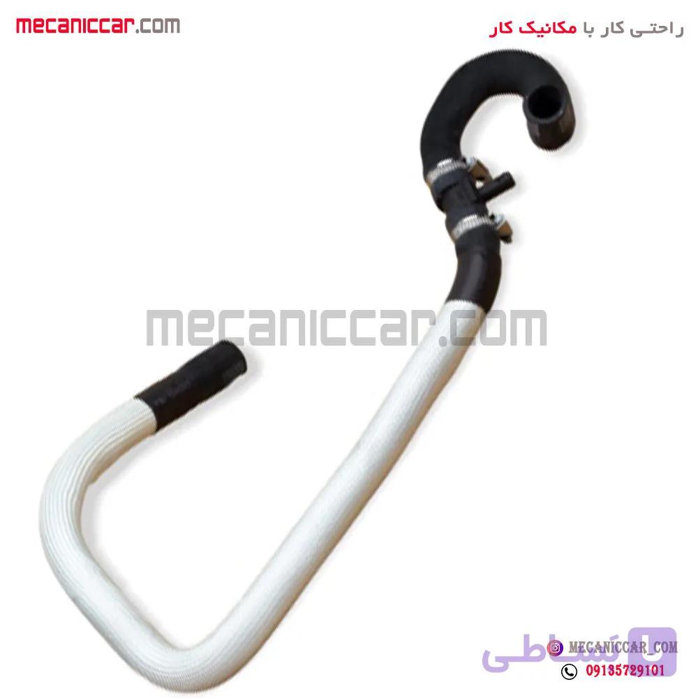 شیلنگ رادیاتور بخاری خروجی با روکش کنفدار پژو 405 و پارس و سمند دوگانه سوز ایساکو