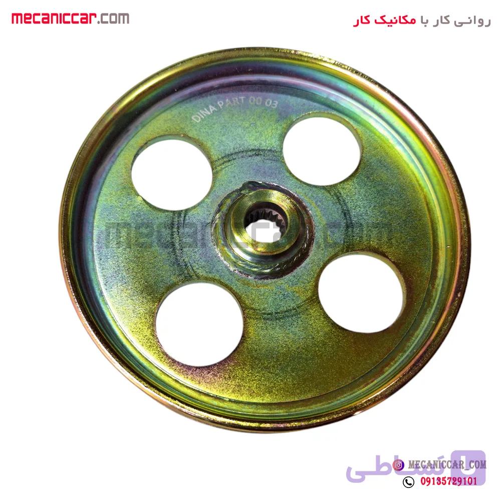 پولی پمپ هیدرولیک خاری پژو 206 دیناپارت — تصویر 1