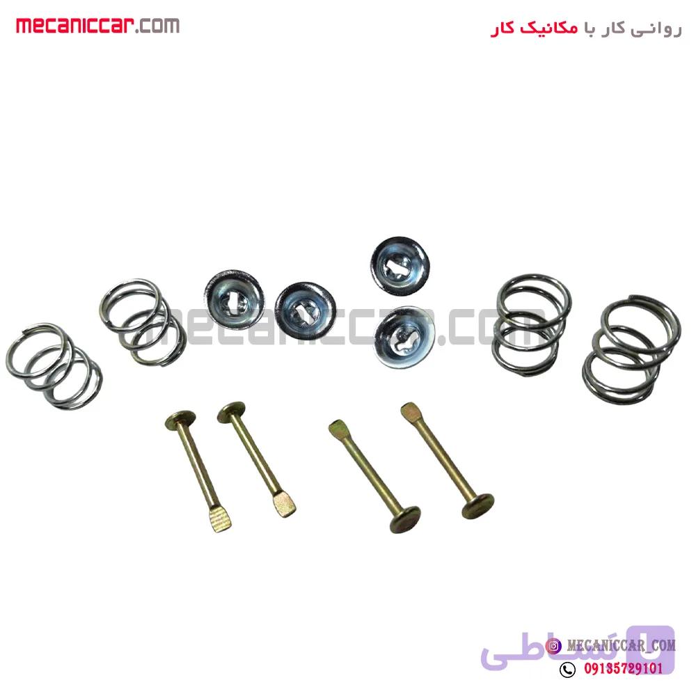 میخ و پولک فنر لنت عقب پیکان ارادپارت — تصویر 1