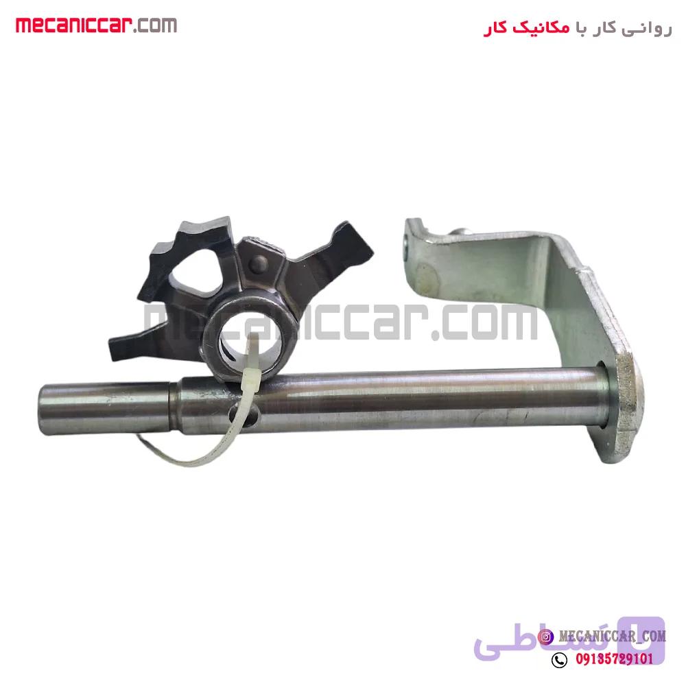 اهرم ماهک تعویض دنده کامل روی گیربکس پژو 206 ایساکو — تصویر 1
