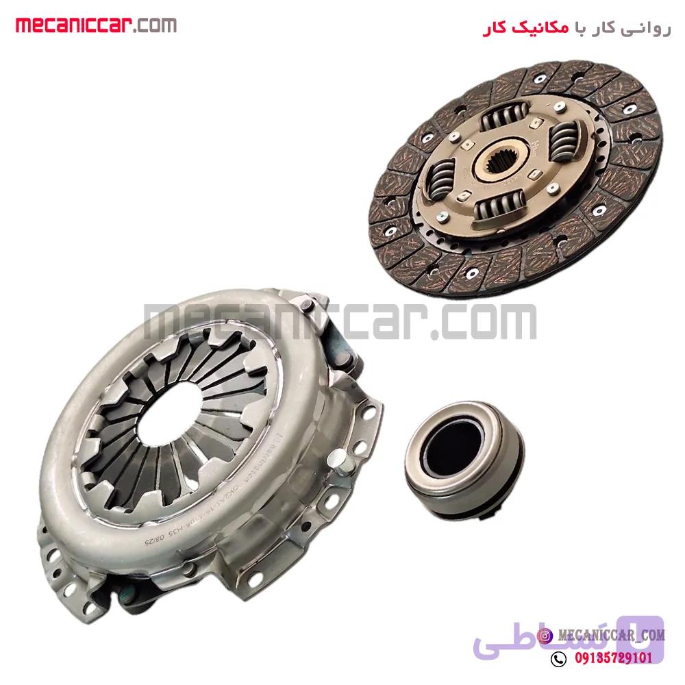 دیسک و صفحه کامل (کیت کلاچ) 4 فنره پراید هرینگتون (سایپایدک) — تصویر 1