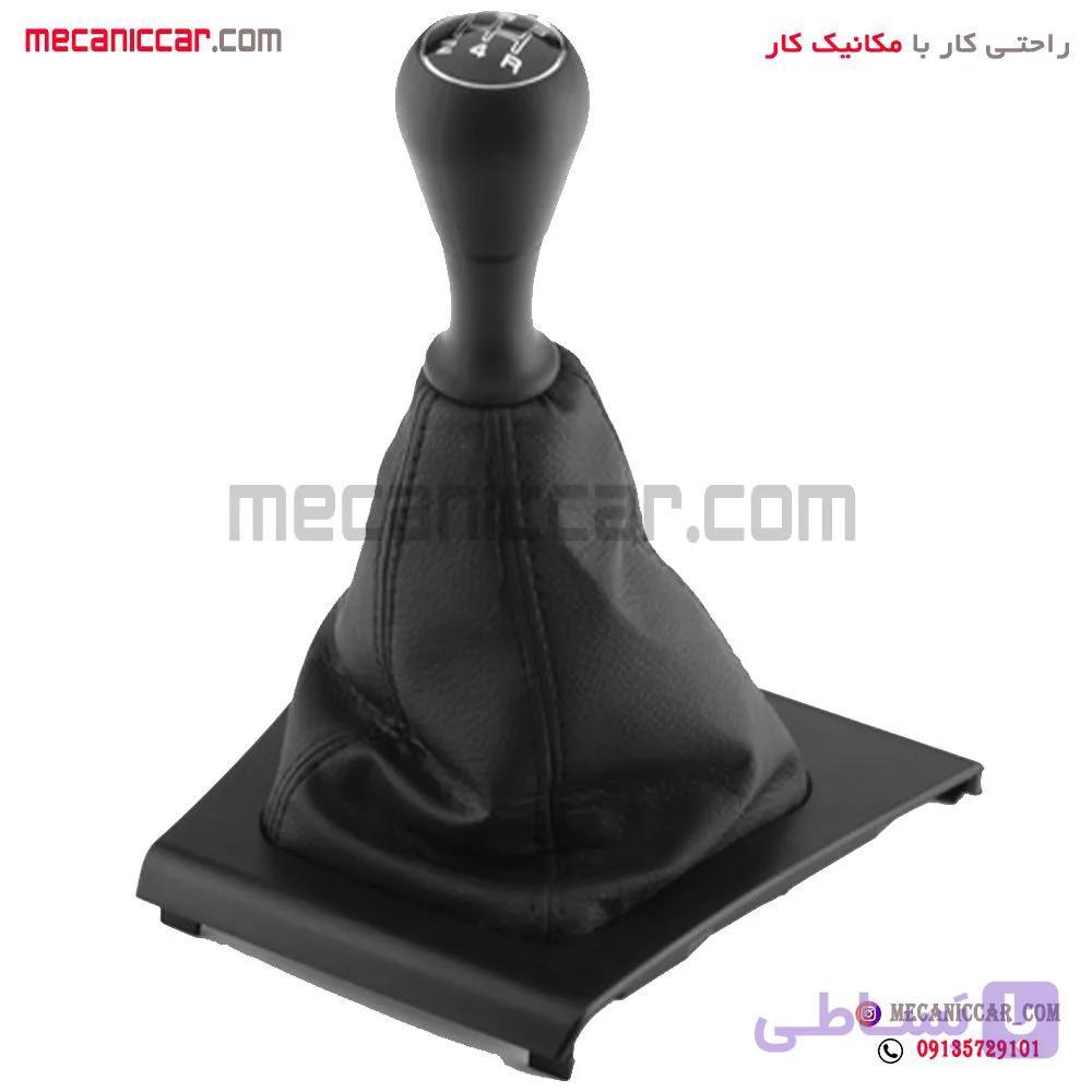 دسته دنده کامل مونتاژ شده با قاب گردگیر پژو 405 اذین پارت — تصویر 1