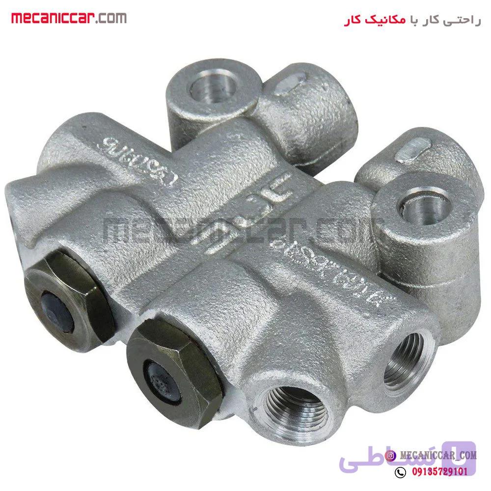 شیر تقسیم الومینیومی (رگلاتور – فشار شکن) ترمز پراید قدیم ترمزسازان