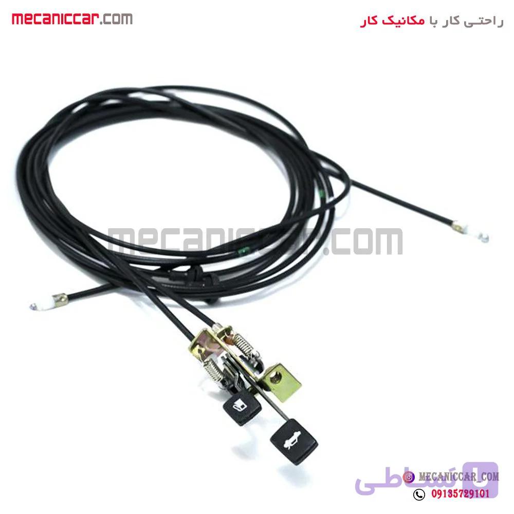 سیم (کابل) رها کننده درب صندوق عقب و باک پراید 111 الما — تصویر 1