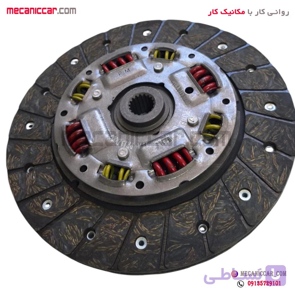 دیسک و صفحه کامل (کیت کلاچ) تیبا و ساینا (215 میلیمتر مدل 97 به بالا) پلاستکس — تصویر 1