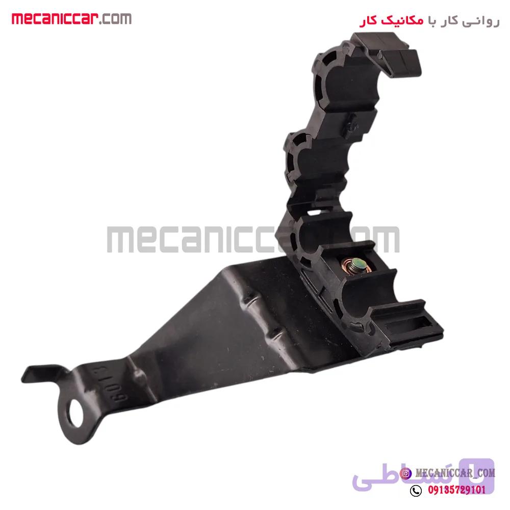 پایه فلزی لوله رفت و برگشت روغن هیدرولیک فرمان پژو 206 و رانا ایساکو — تصویر 1