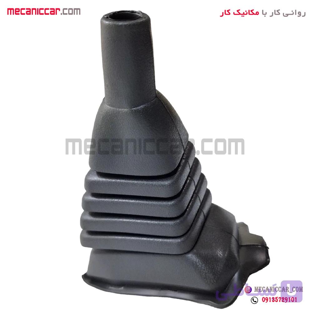 گردگیر (چرم) دور دسته دنده کنسول وسط پراید صبا اچ ای سی — تصویر 1