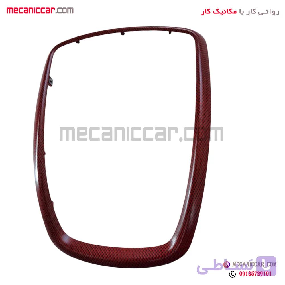 زه دور پنل و ضبط وسط داشبورد طرح هارمونی قرمز پژو 207 کروز — تصویر 1