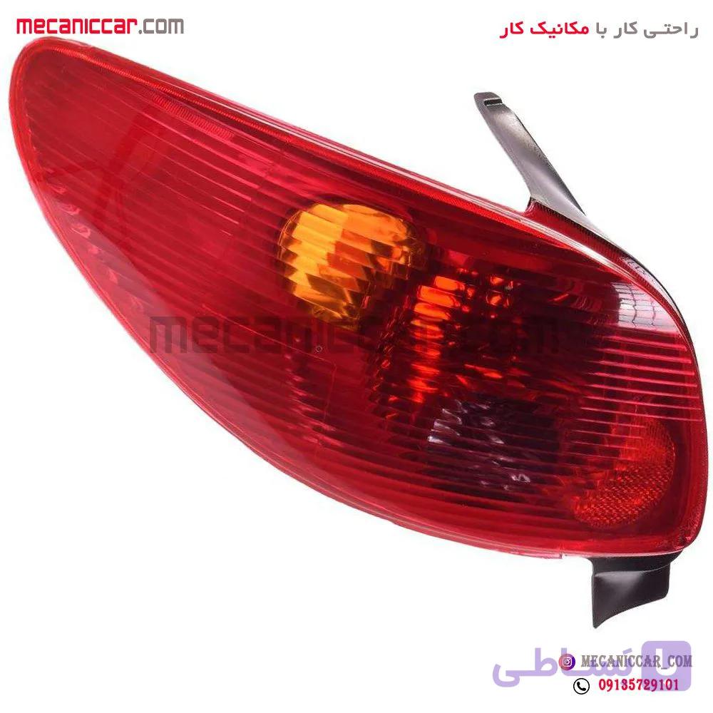 چراغ خطر با سوکت و لامپ عقب چپ پژو ۲۰۶ صندوقدار تهران فام