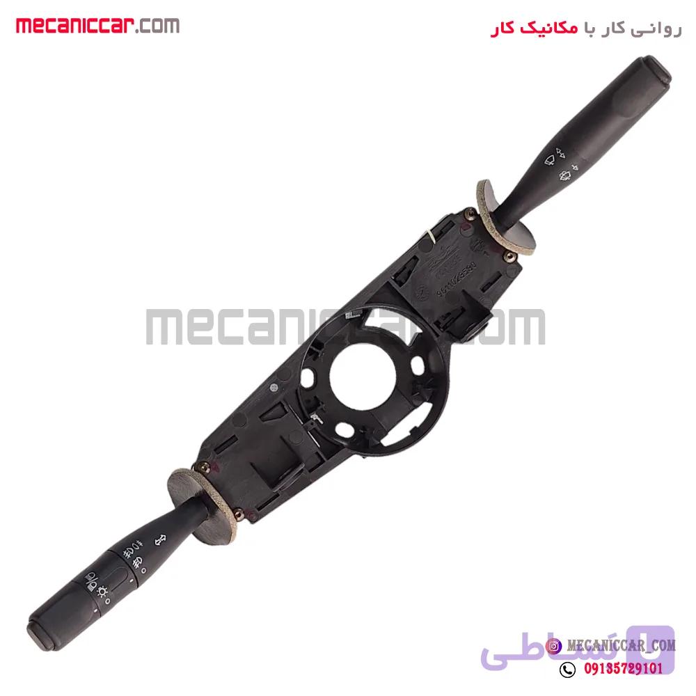 مجموعه دسته راهنما و برف پاکن و چراغ بدون بوق پژو پارس کروز ایساکو — تصویر 1