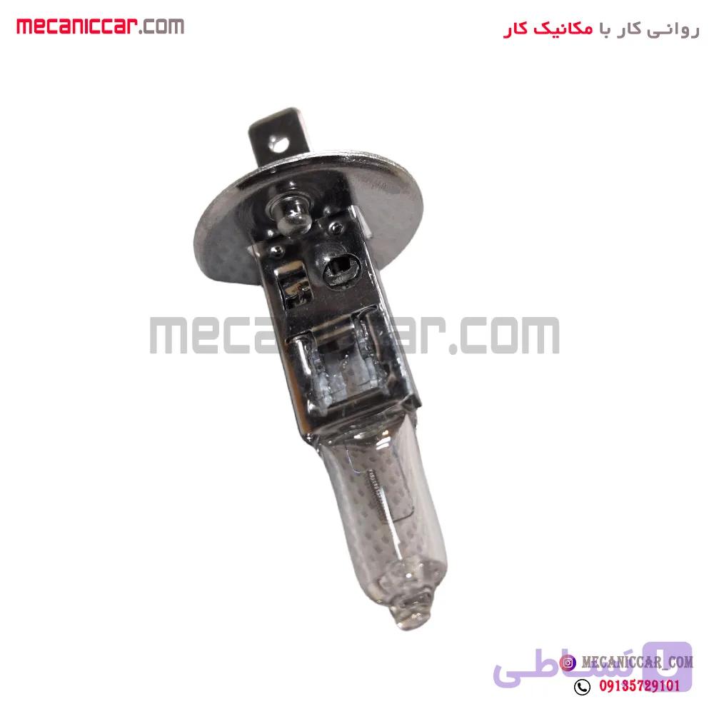 لامپ چراغ مه شکن یخی بی سیم H1 12V 100/90W پژو 206 و 405 slx و پارس — تصویر 1