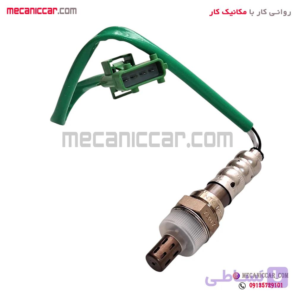سنسور اکسیژن ساژم سیم کوتاه سبز (608U2) NTK — تصویر 1