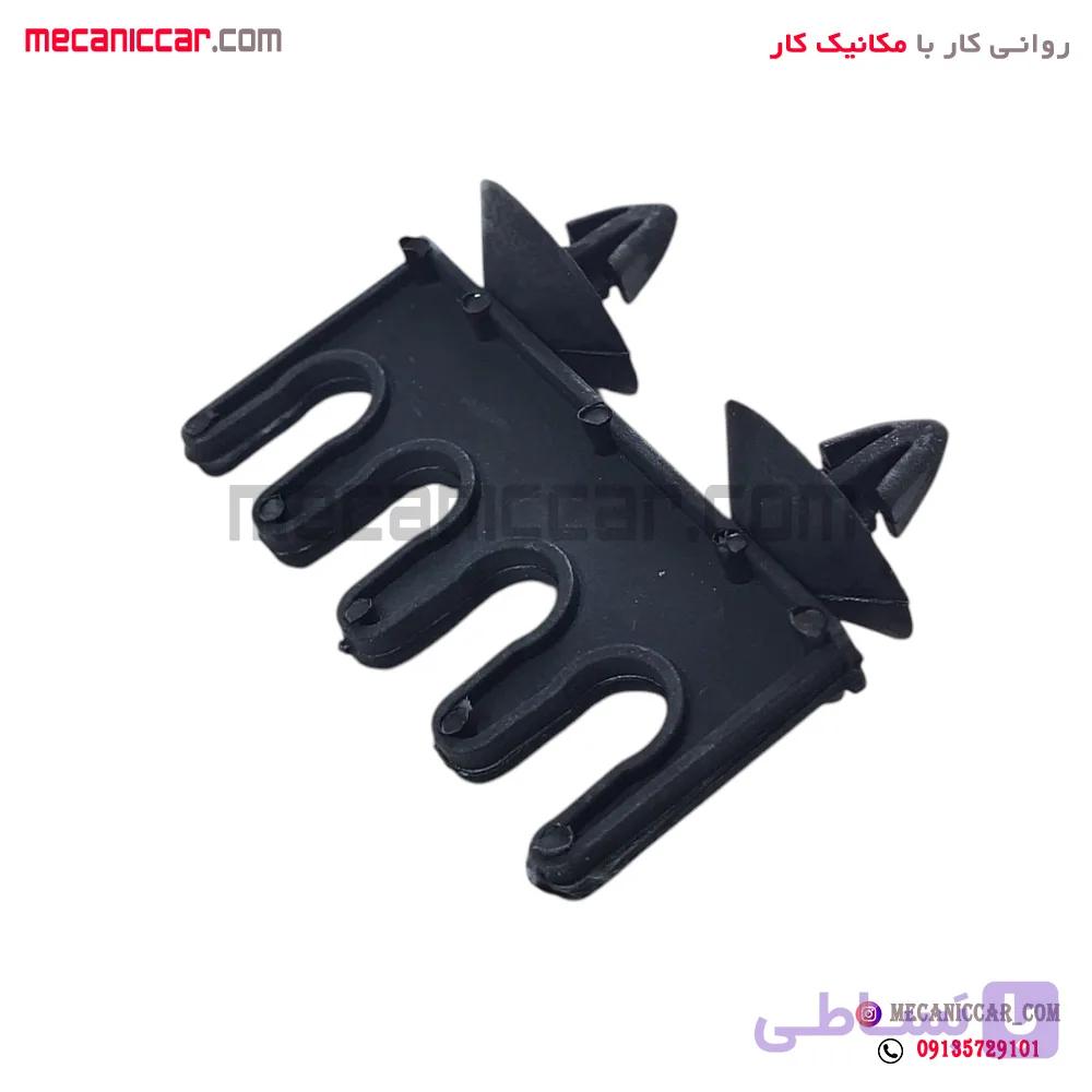 بست نگهدارنده چهارخانه وایرهای شمع پژو 405 و پارس و سمند و پراید اچ ای سی — تصویر 1