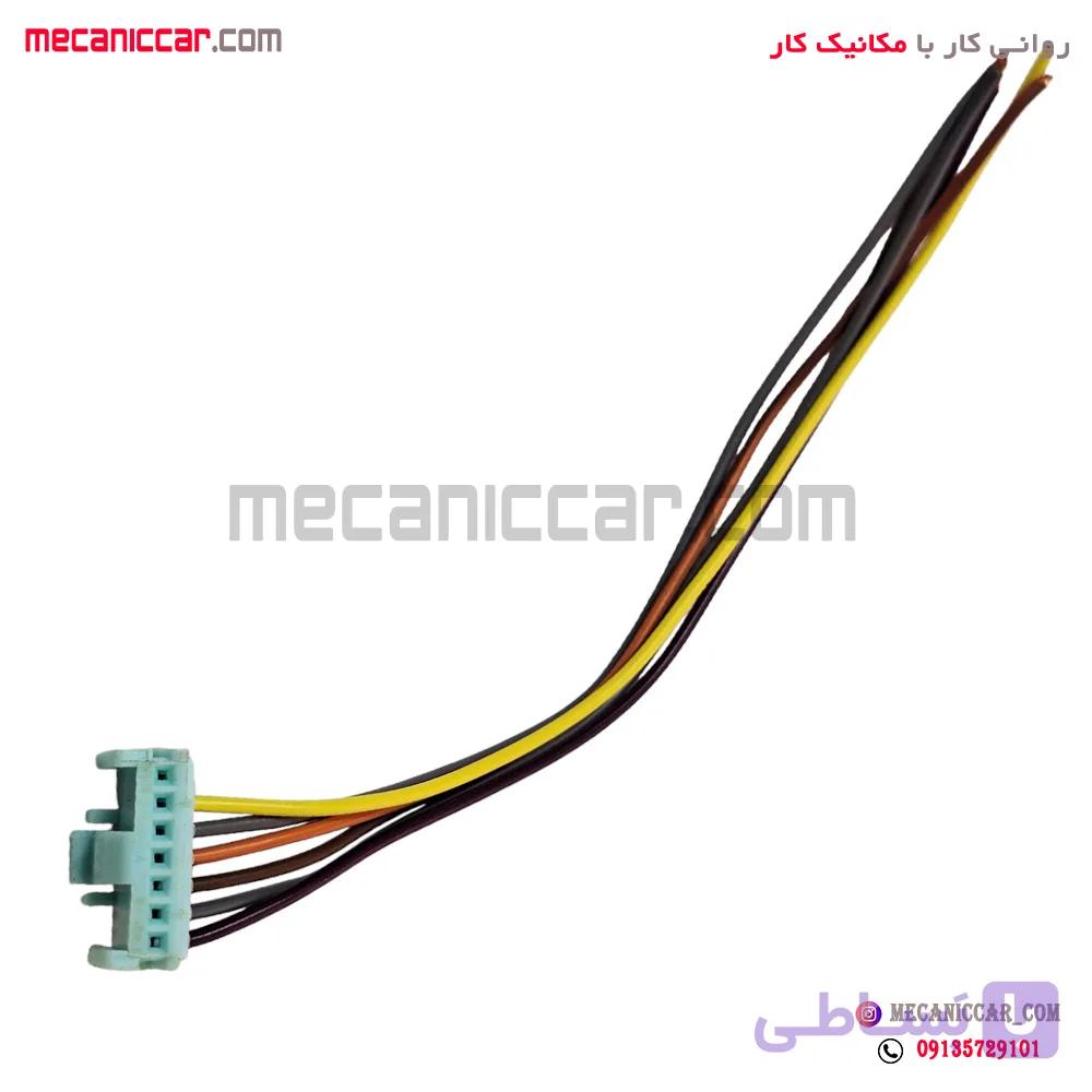 سوکت کلید شیشه بالابر چپ سوزنی پژو 405 و پارس — تصویر 1