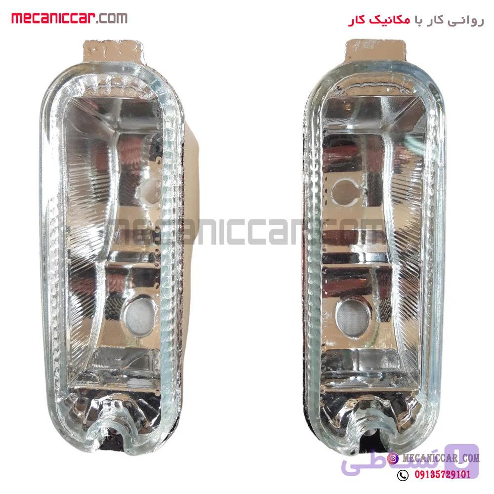 چراغ مه شکن (پرژکتور) جلو 2 لامپ پراید mg — تصویر 1