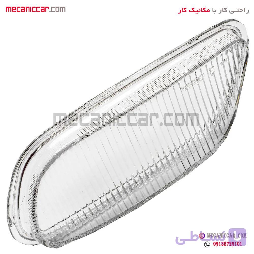 شیشه چراغ مه شکن (پرژکتور) راست شفاف پژو پارس